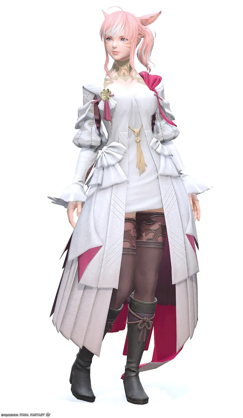 【FF14】マシュリー・コスチュームセット装備👗各種族での見た目・入手方法【FFBE幻影戦争コラボ】