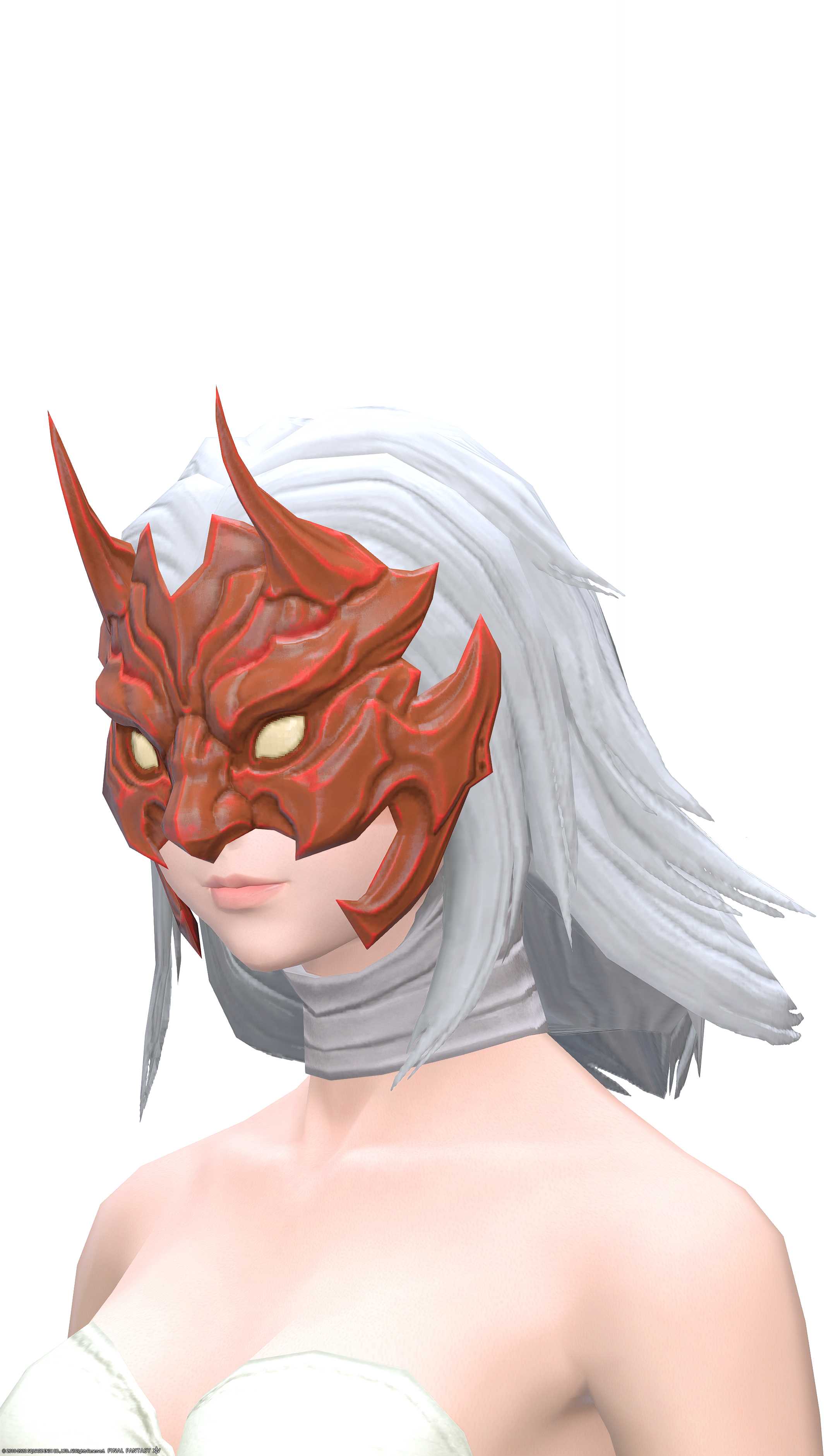 羅刹面【武士】 | FF14ミラプリ - Rakshasa Mask of Fending - マスク