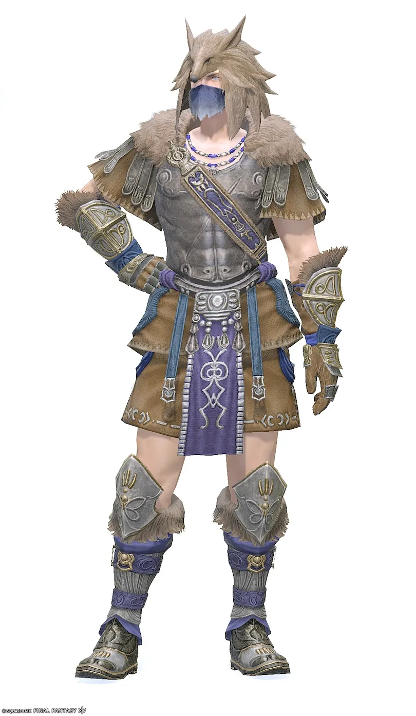 【FF14】リバーズブレス・ディフェンダー（ナイト・戦士・暗黒騎士・ガンブレイカー）装備の見た目