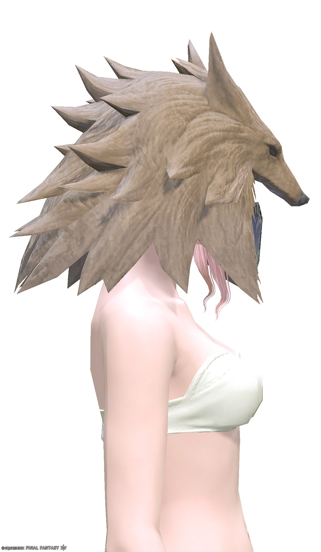 リバーズブレス・ディフェンダーペルト | FF14ミラプリ - Riversbreath Pelt of Fending - マスク/ヴェール/ヘッドドレス・ヘアアクセサリー/耳