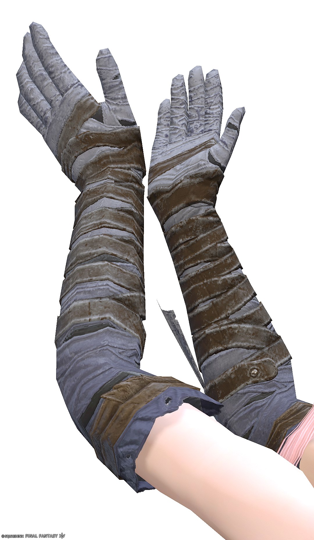 ハンマーヘッドダイル・レンジャーアームガード | FF14ミラプリ - Crocodileskin Armguards of Aiming - バンデージ