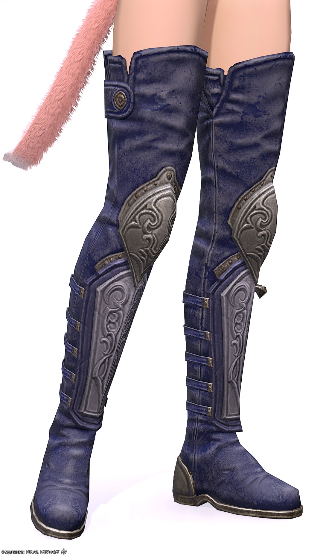 ハンマーヘッドダイル・レンジャーサイブーツ | FF14ミラプリ - Crocodileskin Thighboots of Aiming - ブーツ