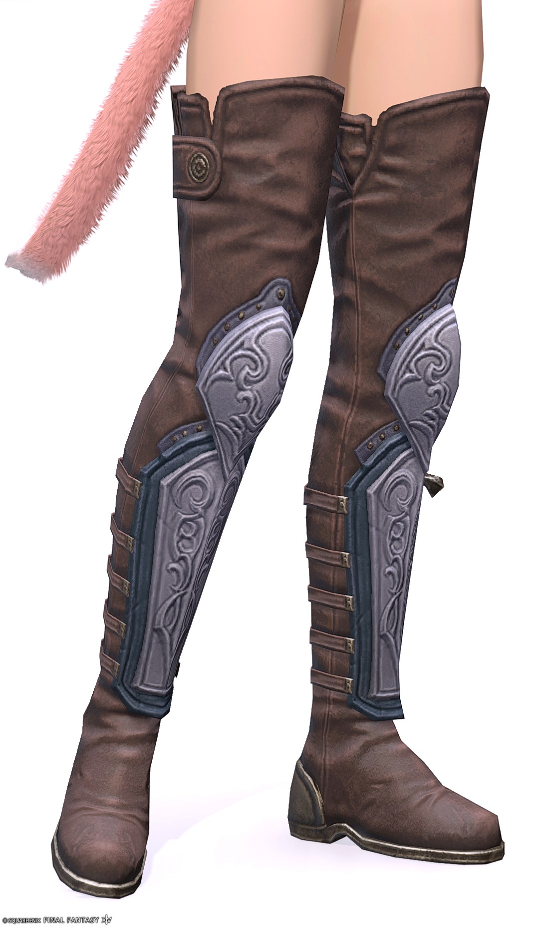 ハンマーヘッドダイル・キャスターサイブーツ | FF14ミラプリ - Crocodileskin Thighboots of Casting - ブーツ