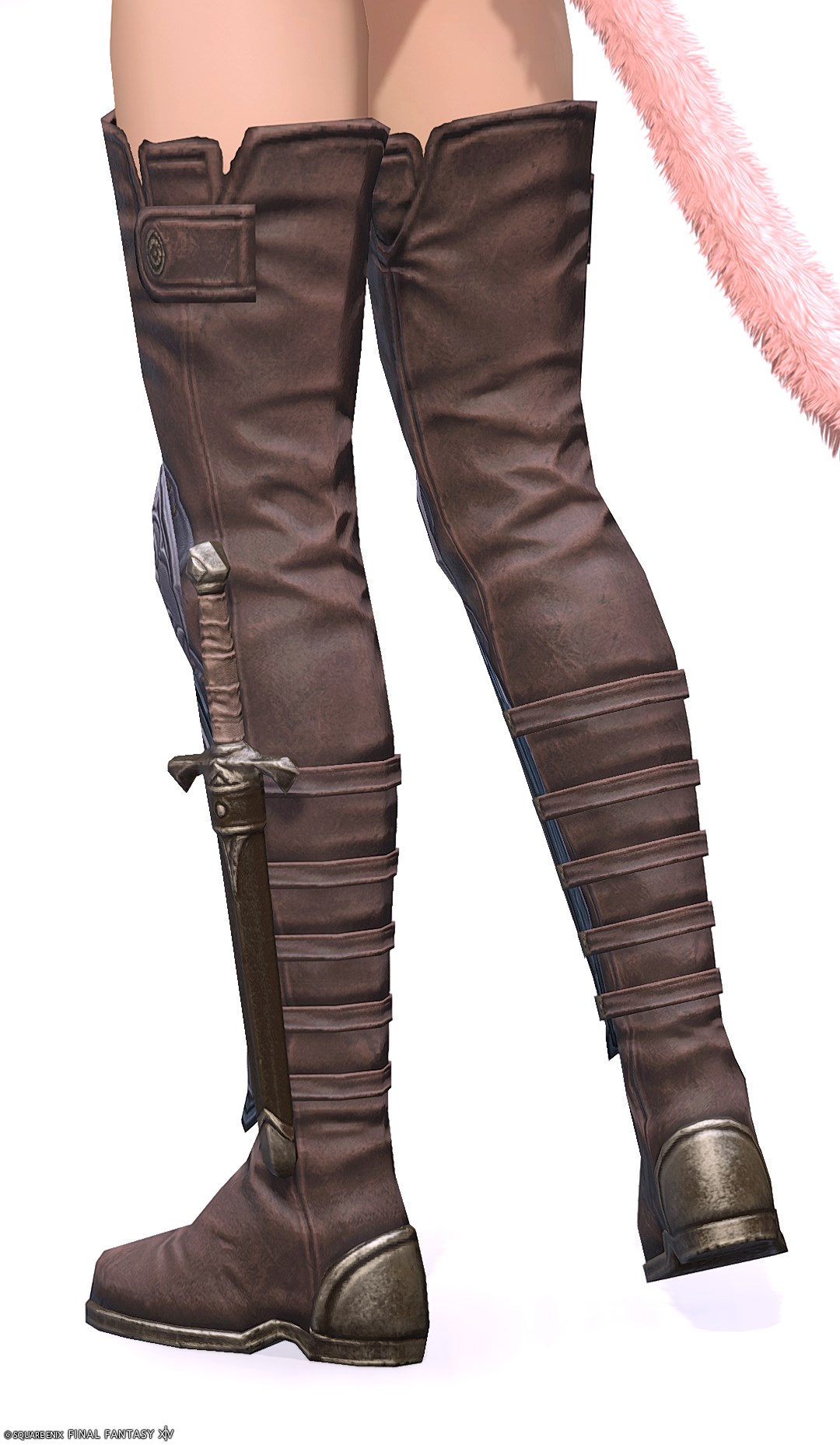 ハンマーヘッドダイル・キャスターサイブーツ | FF14ミラプリ - Crocodileskin Thighboots of Casting - ブーツ