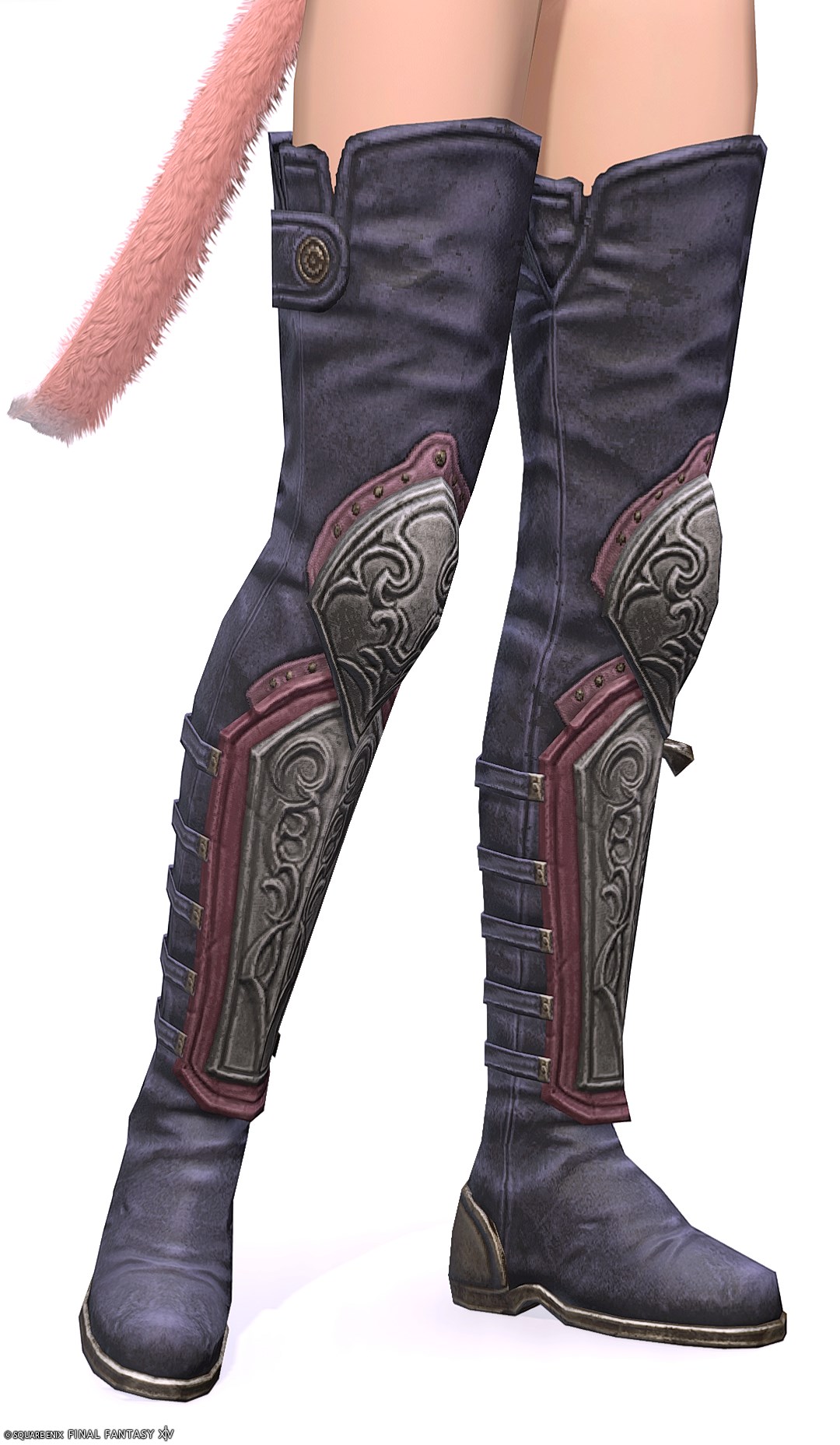 ハンマーヘッドダイル・ヒーラーサイブーツ | FF14ミラプリ - Crocodileskin Thighboots of Healing - ブーツ