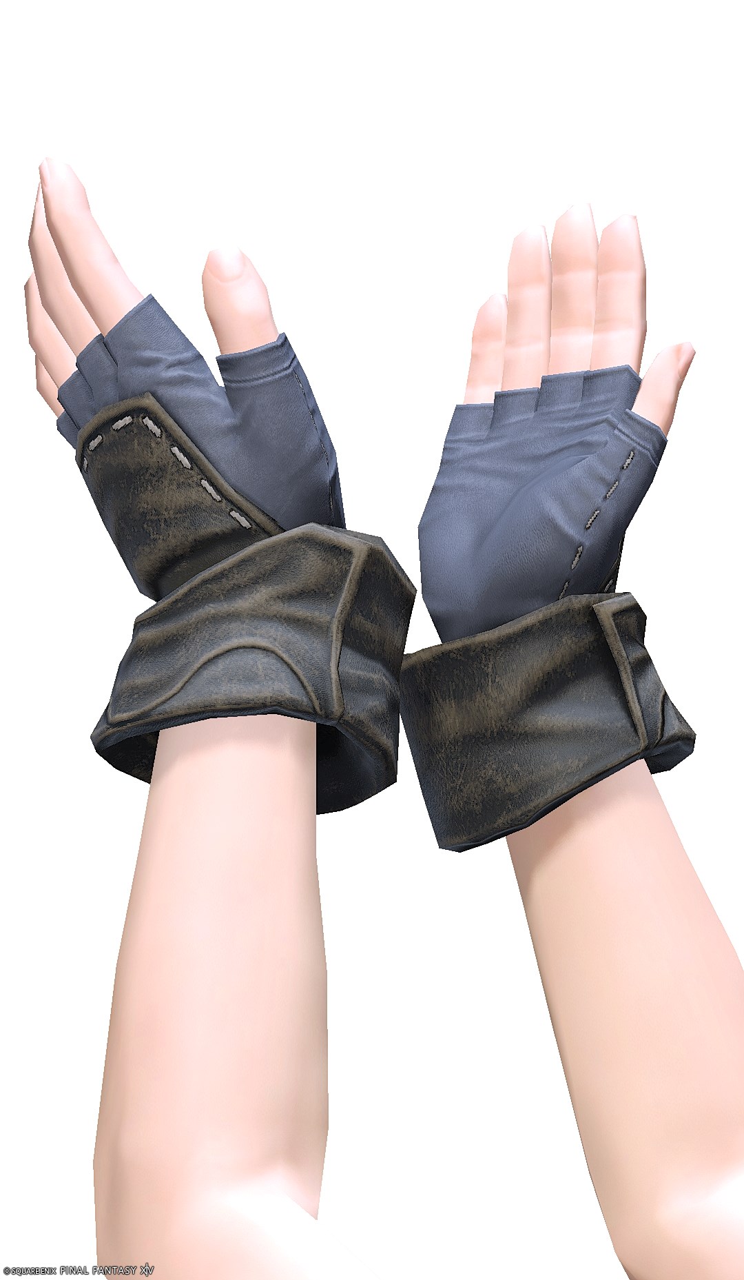 ハンマーヘッドダイル・スカウトフィンガレスグローブ | FF14ミラプリ - Crocodileskin Fingerless Gloves of Scouting - 手袋/フィンガレス