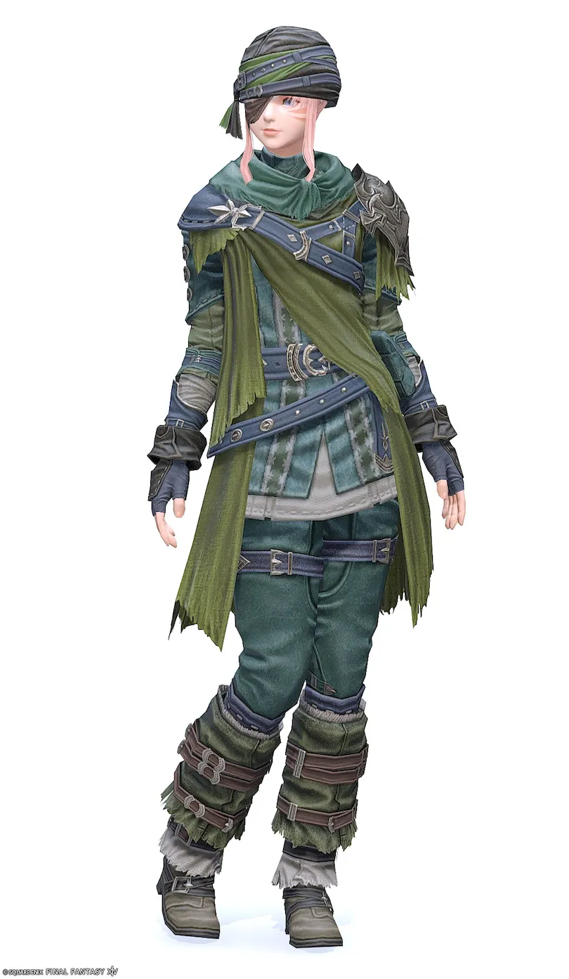 【FF14】ルテニウム・スカウト装備👗各種族での見た目・入手方法【レベル92製作装備】