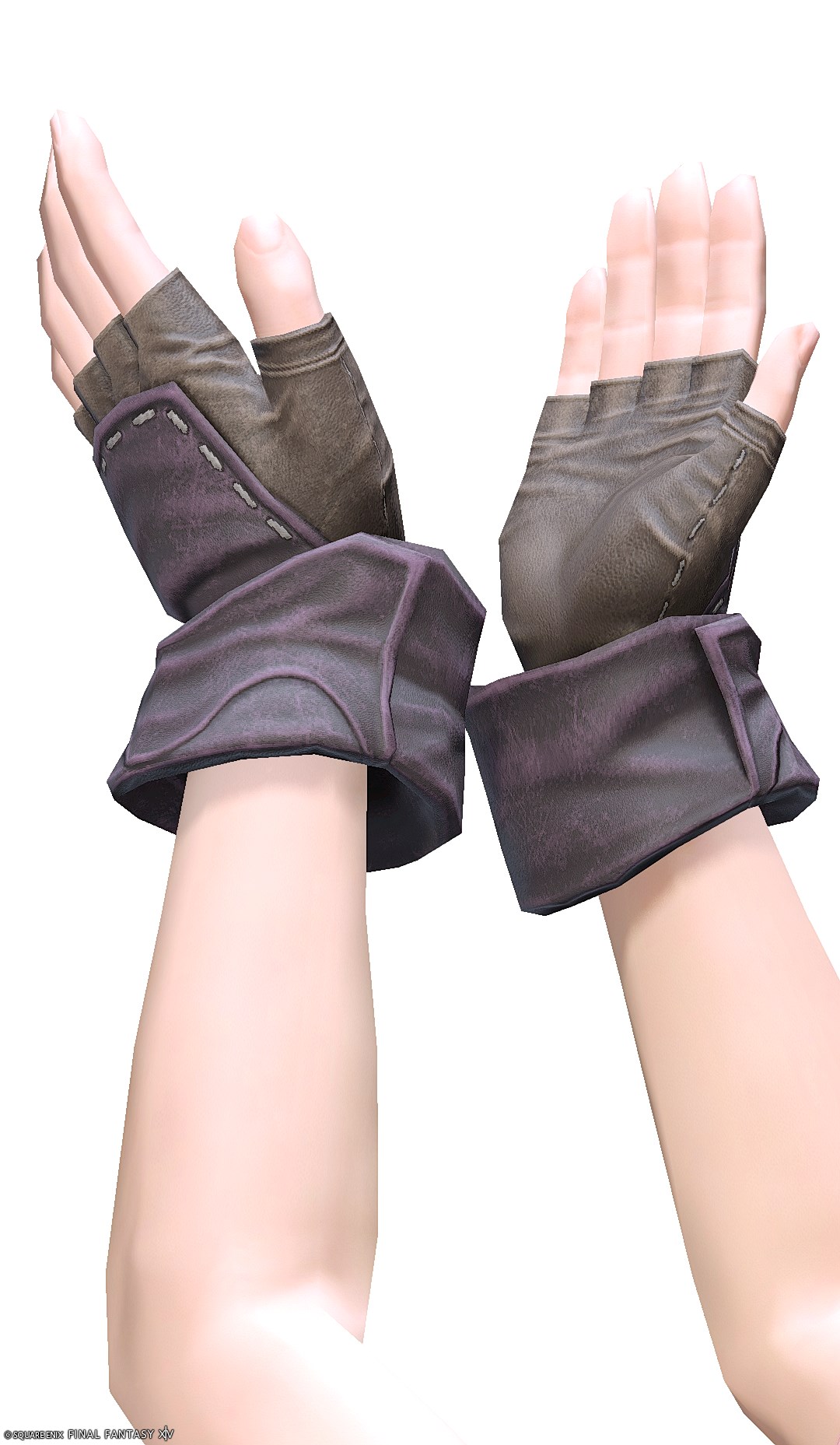 ハンマーヘッドダイル・ストライカーフィンガレスグローブ | FF14ミラプリ - Crocodileskin Fingerless Gloves of Striking - 手袋/フィンガレス