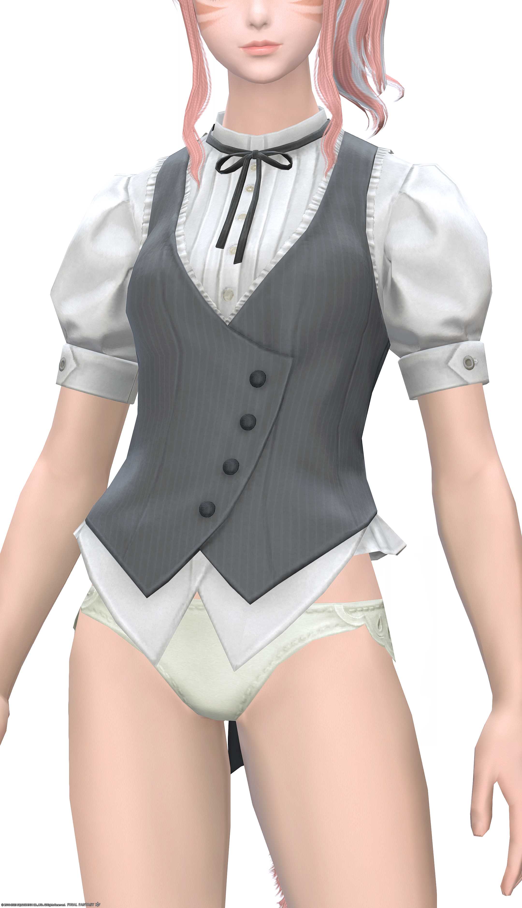 サロンサーバー・ドレスベスト | FF14ミラプリ - Salon Server's Dress Vest - シャツ/ベスト