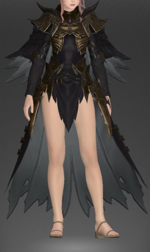 シャドウハウンドアーマー | FF14ミラプリ - Shadowhound Armor - メイル