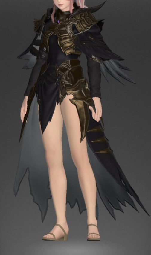 シャドウハウンドアーマー | FF14ミラプリ - Shadowhound Armor - メイル