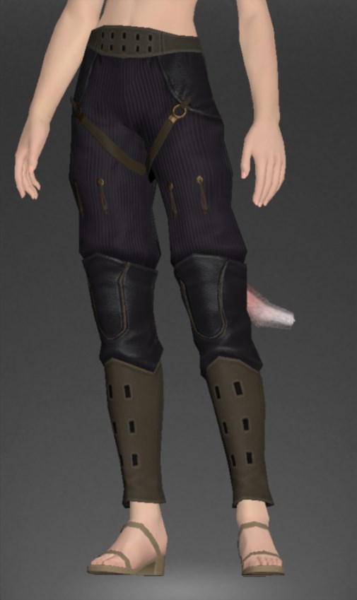 シャドウハウンドクウィス | FF14ミラプリ - Shadowhound Cuisses - 脚鎧