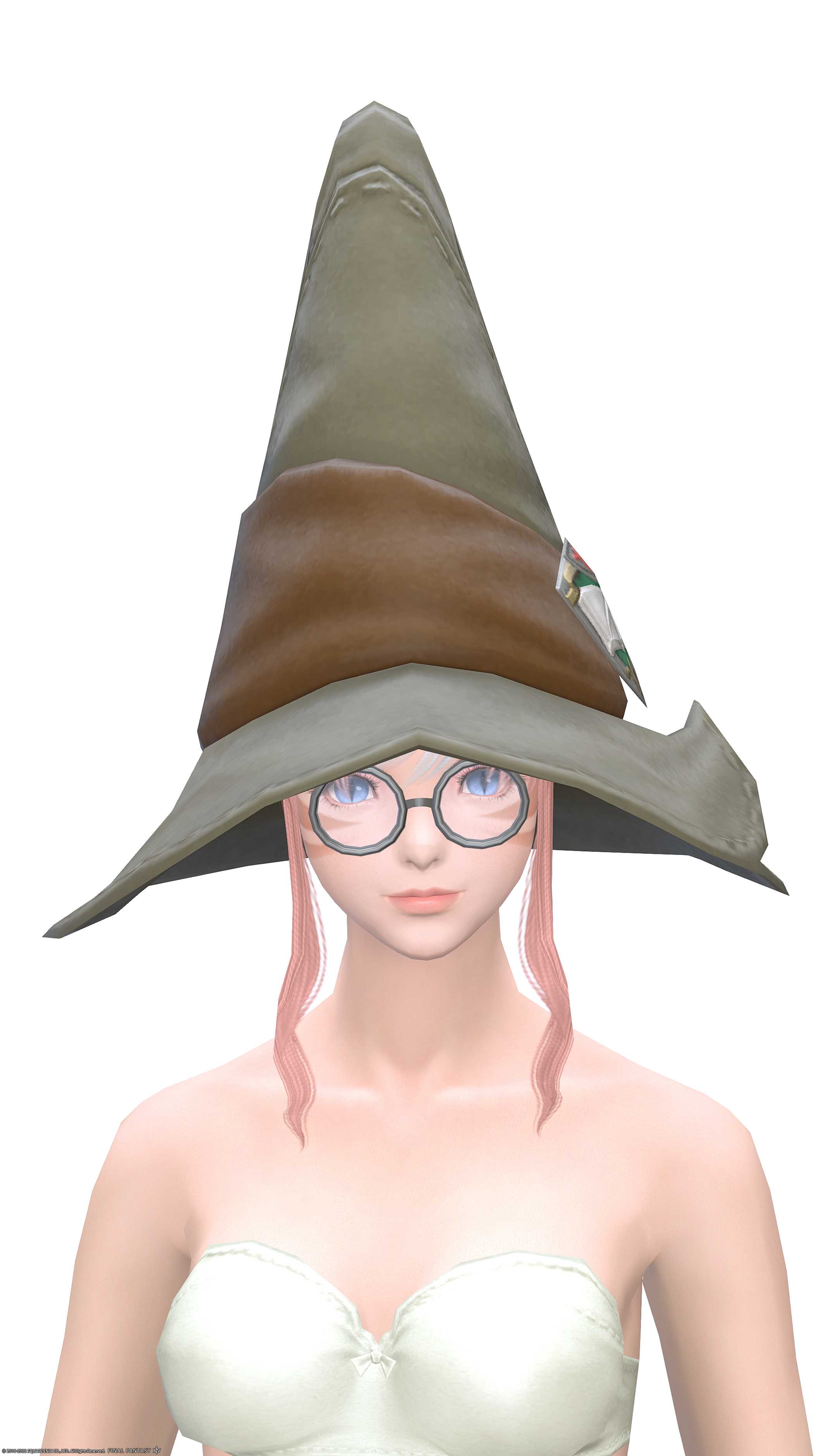 シャーレアン・プロフェッサーハット | FF14ミラプリ - Sharlayan Preceptor's Hat - 眼鏡・サングラス/帽子/ハット/魔女帽子