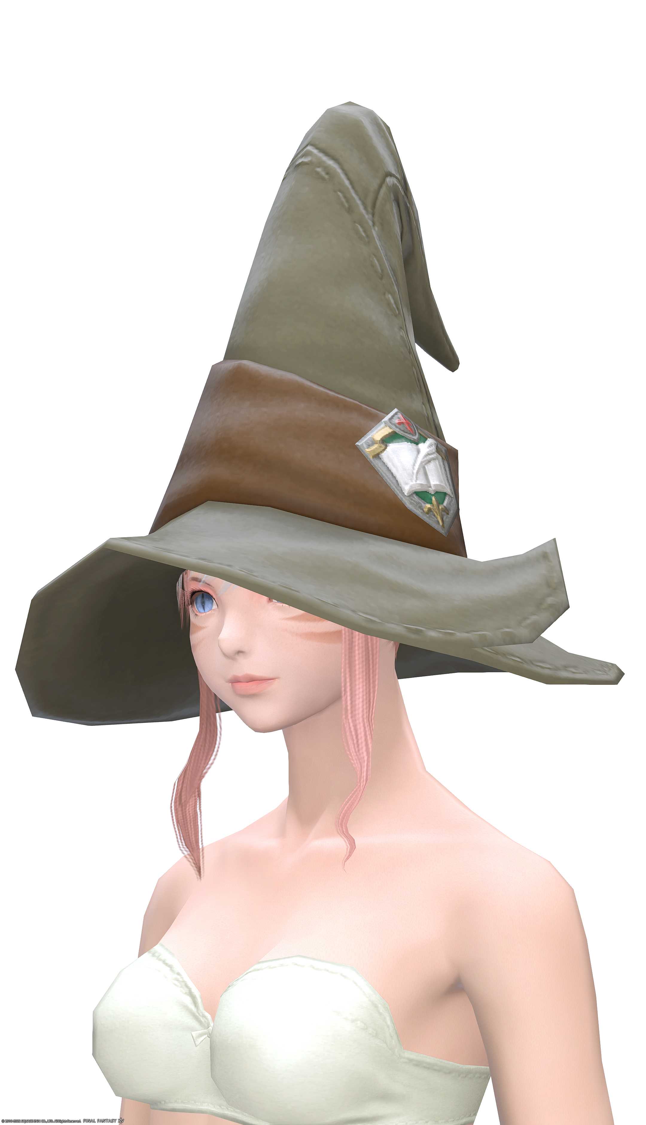 シャーレアン・プロフェッサーハット | FF14ミラプリ - Sharlayan Preceptor's Hat - 眼鏡・サングラス/帽子/ハット/魔女帽子