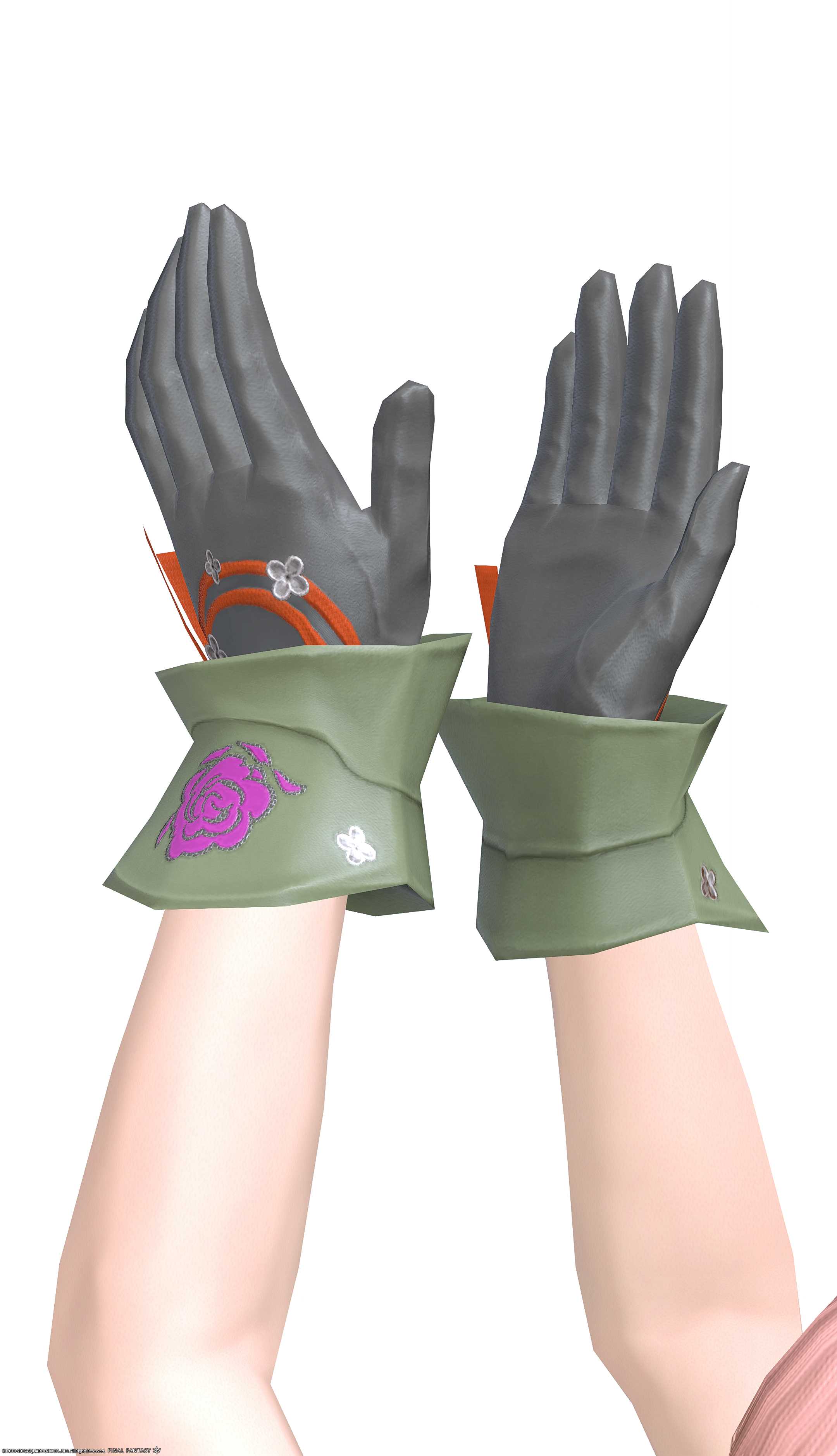 紫水篭手【弓士】 | FF14ミラプリ - Shisui Kote of Aiming - 手袋/グローブ