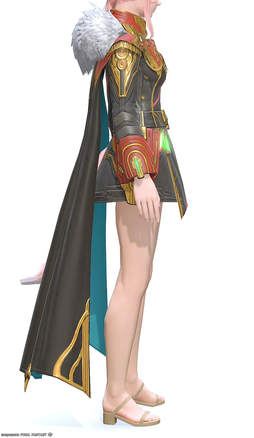 ミラプリ「コスモアドミラル・コート」装備ミコッテでの見た目紹介9