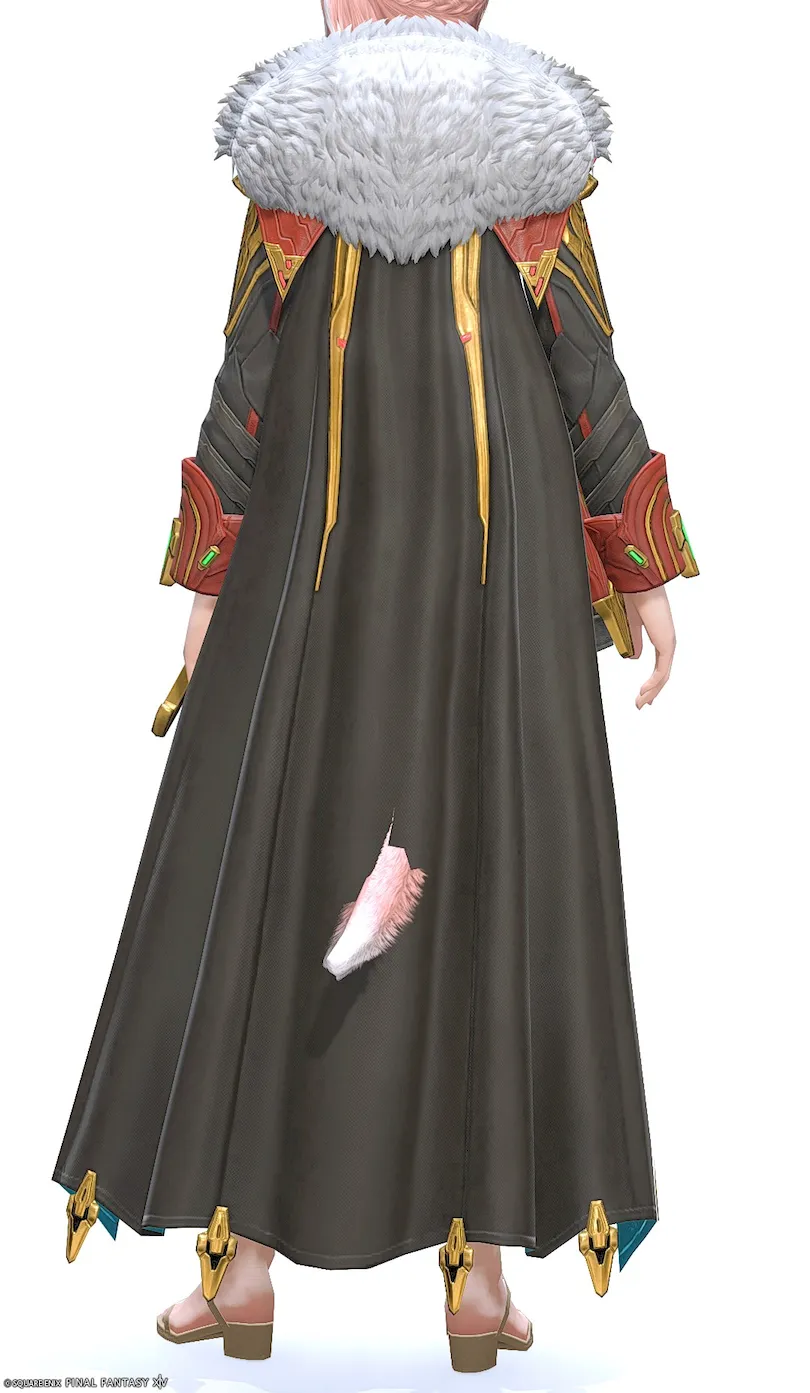 ミラプリ「コスモアドミラル・コート」装備ミコッテでの見た目紹介10