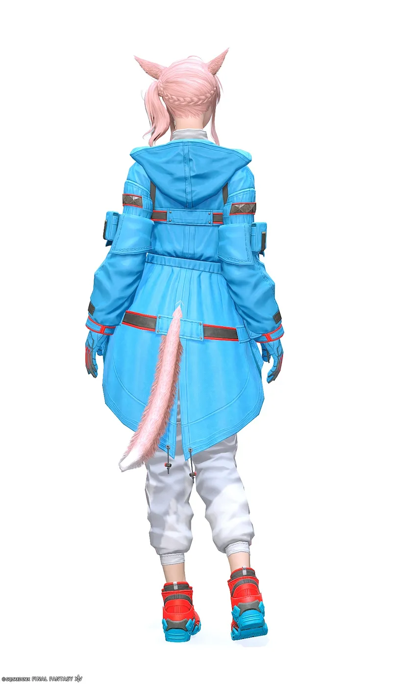 ミラプリ「スターテック・ギャザラー」装備ミコッテでの見た目紹介2