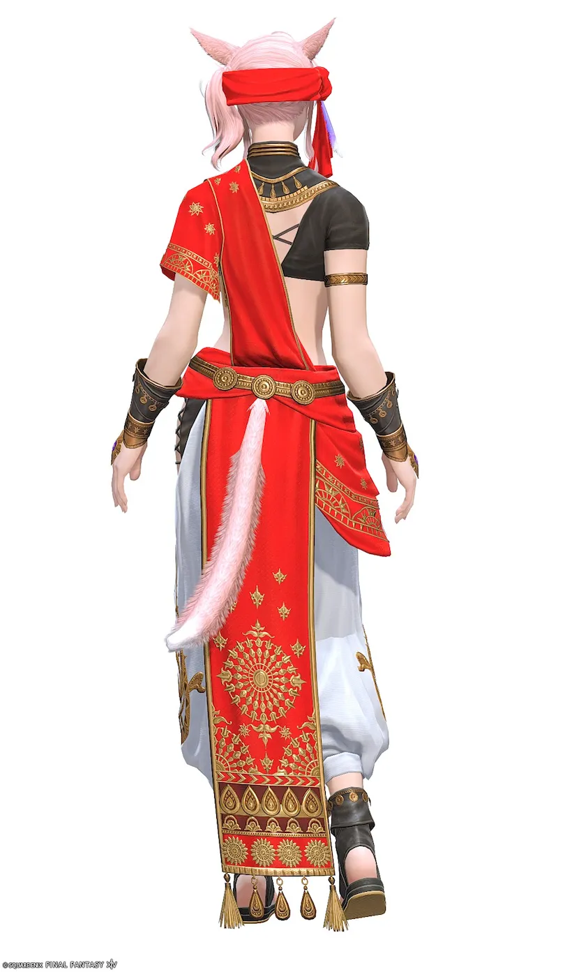 ミラプリ「ストーリーラヴァー」装備ミコッテでの見た目紹介2