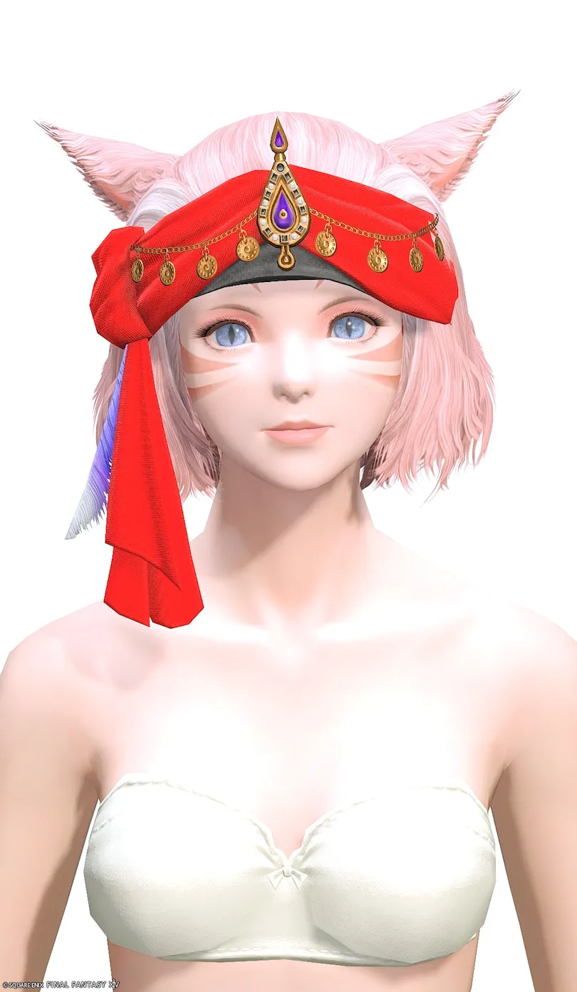 ミラプリ「ストーリーラヴァー・バンダナ」装備ミコッテでの見た目紹介3