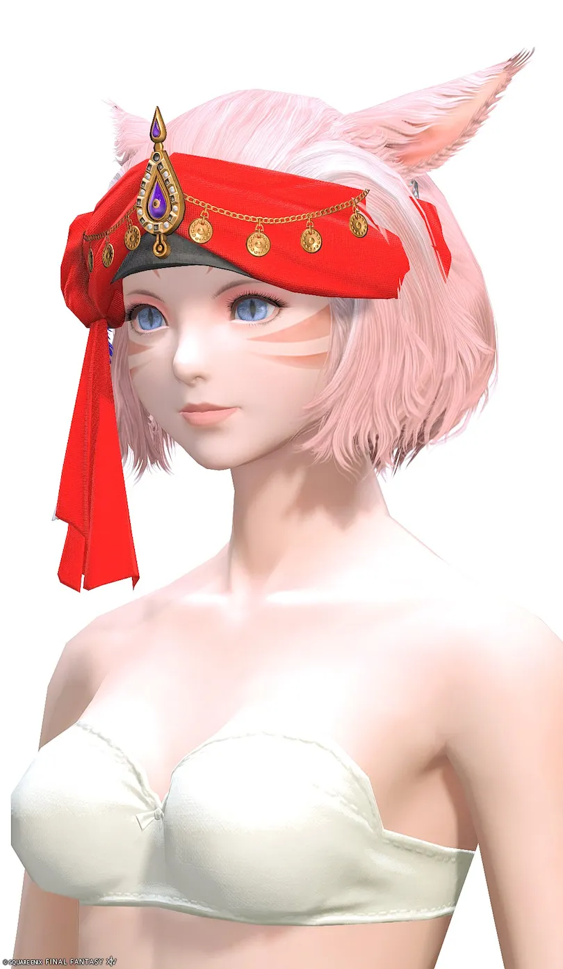 ミラプリ「ストーリーラヴァー・バンダナ」装備ミコッテでの見た目紹介6