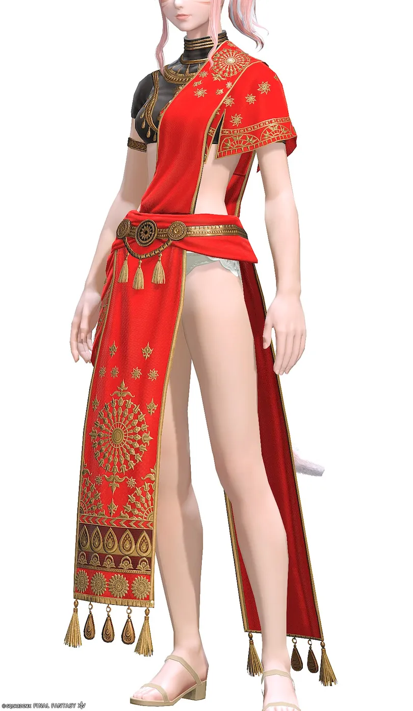 ミラプリ「ストーリーラヴァー・クローク」装備ミコッテでの見た目紹介10