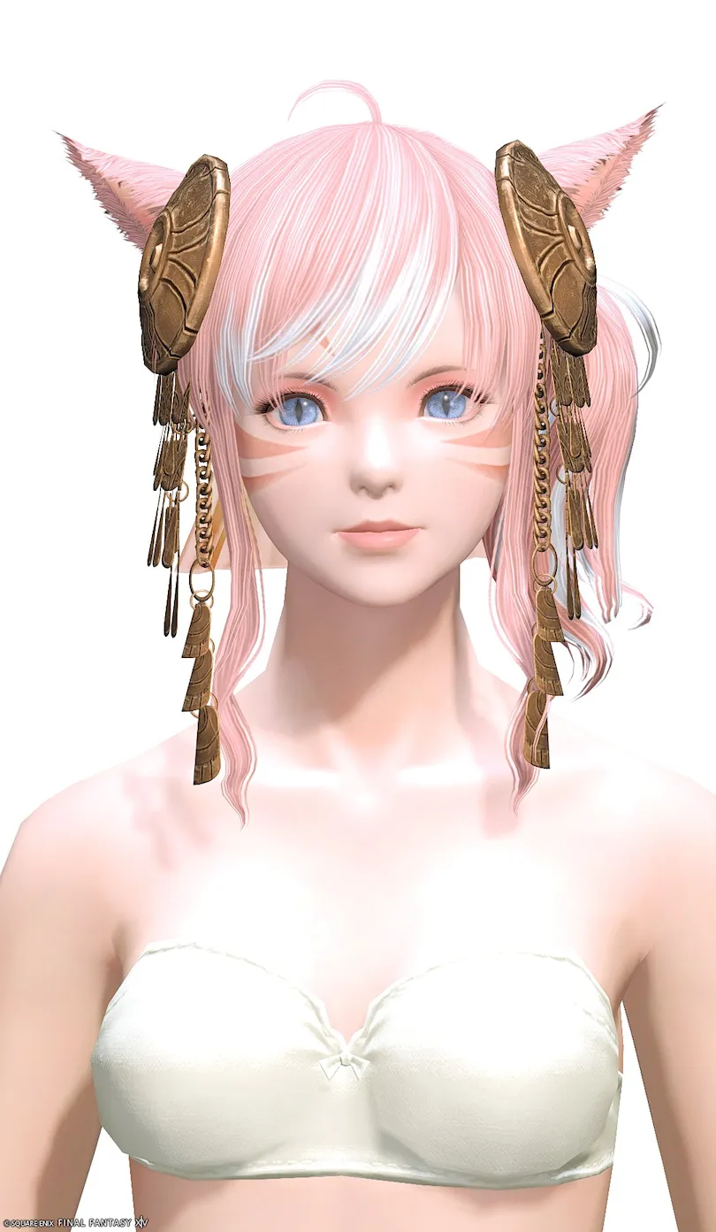 ミラプリ「ストーリースピナー・ヘッドドレス」装備ミコッテでの見た目紹介3