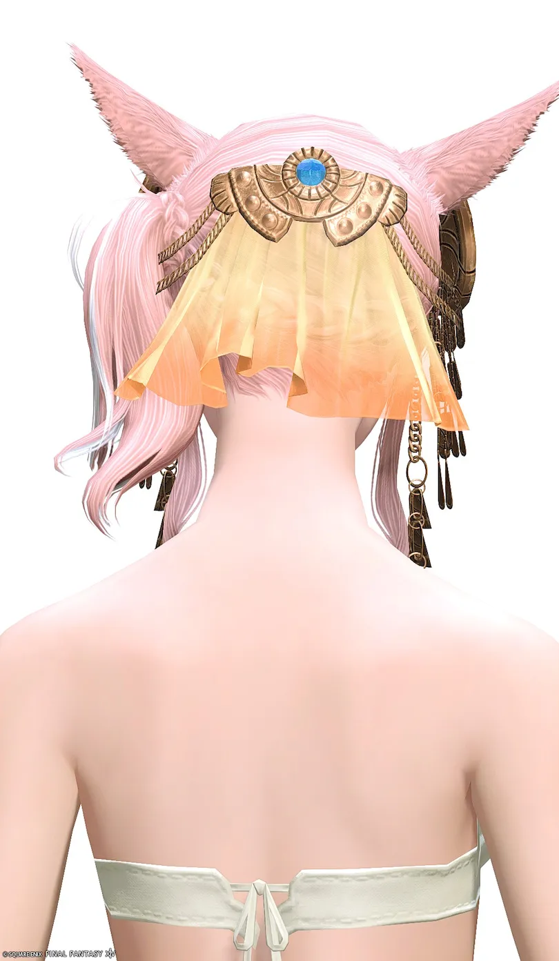 ミラプリ「ストーリースピナー・ヘッドドレス」装備ミコッテでの見た目紹介5