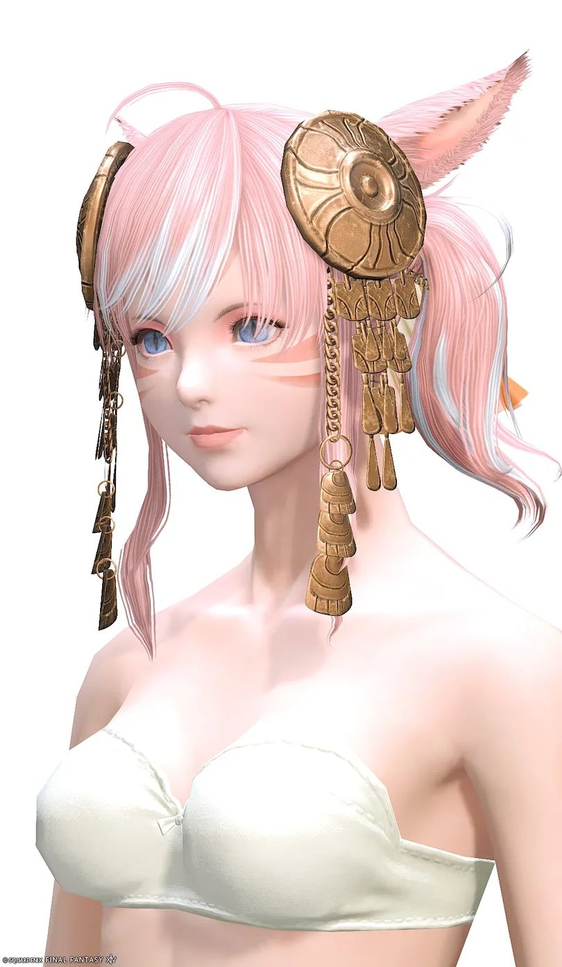 ミラプリ「ストーリースピナー・ヘッドドレス」装備ミコッテでの見た目紹介6