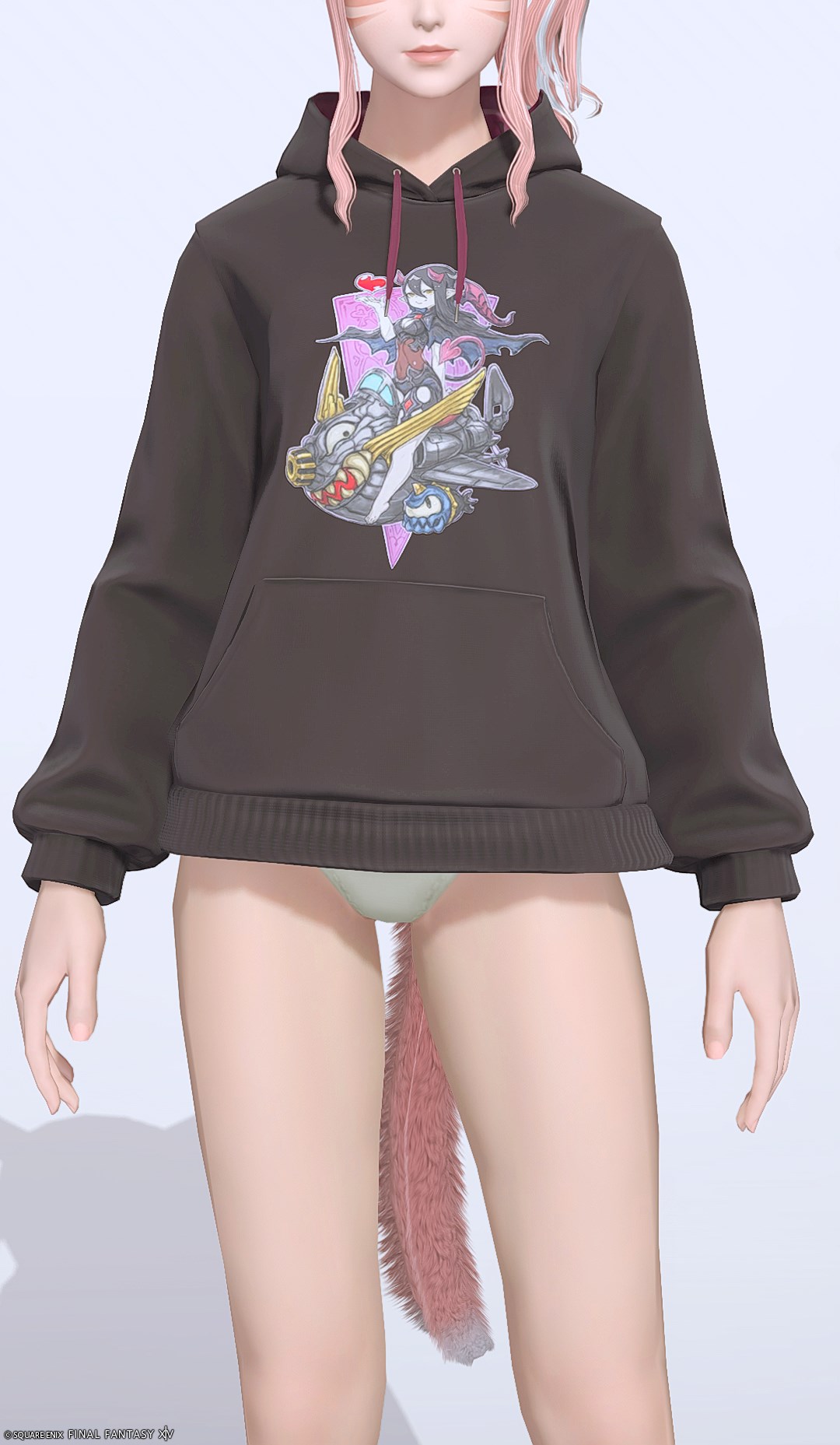 サキュバスフーディー | FF14ミラプリ - Succubus Hooded Tunic - フード