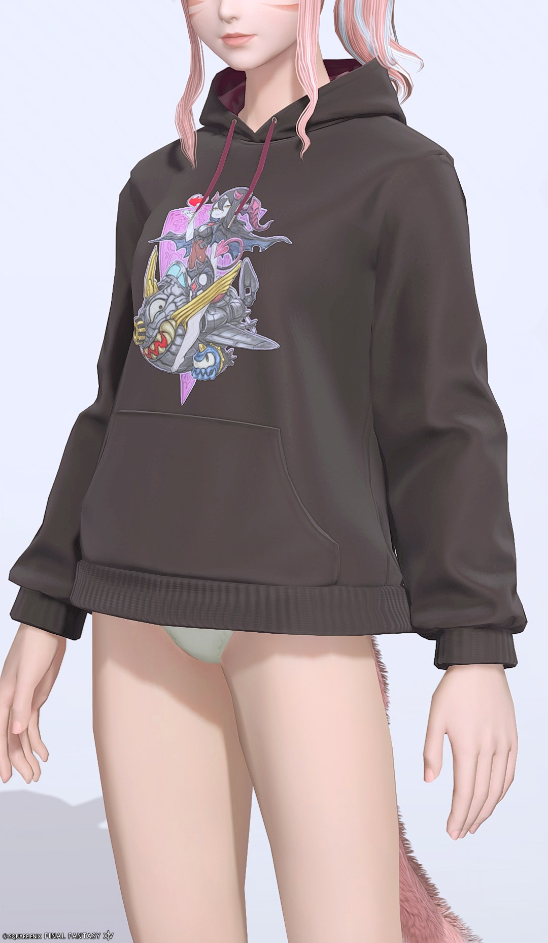 サキュバスフーディー | FF14ミラプリ - Succubus Hooded Tunic - フード