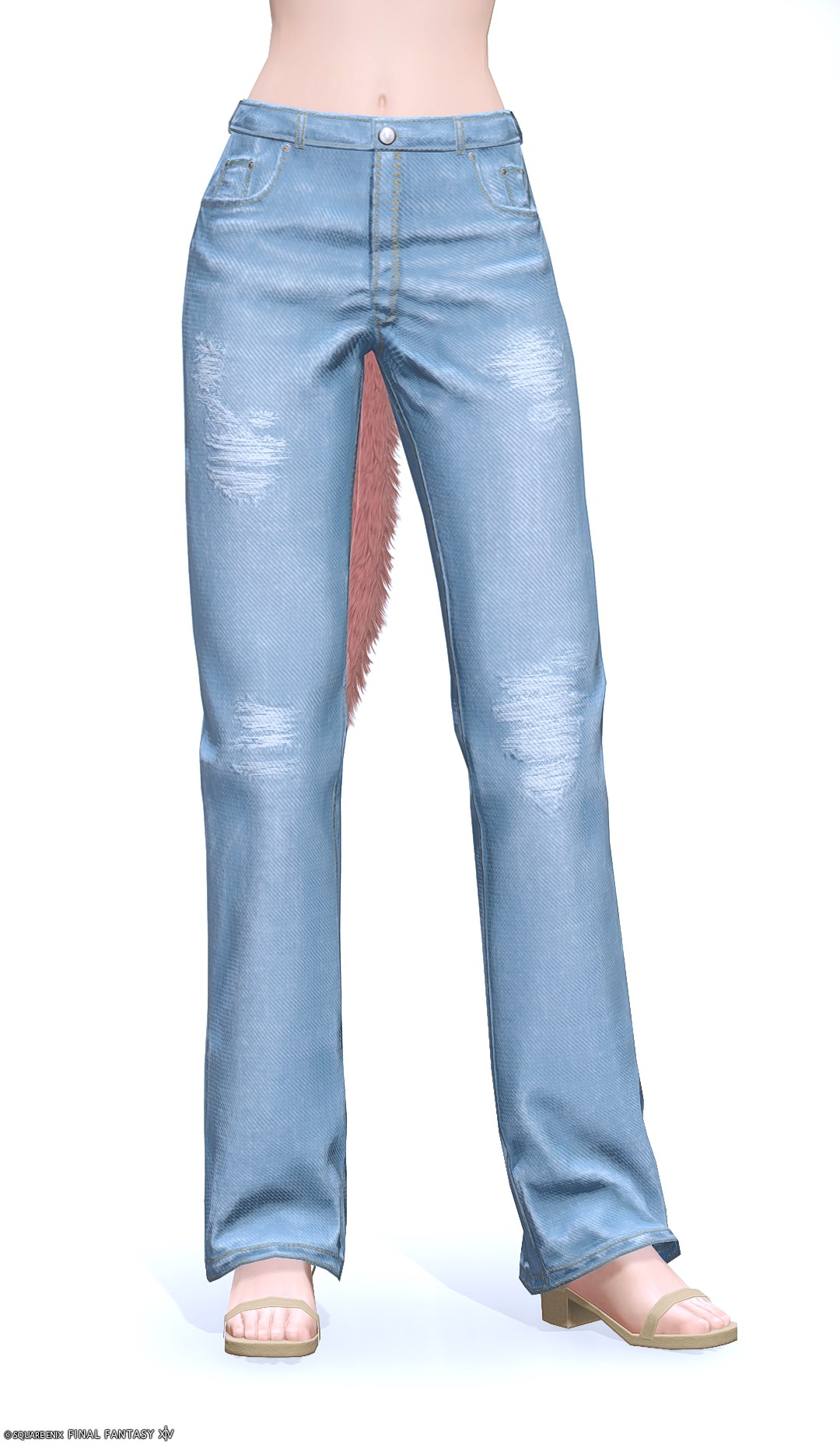 ダメージド・ツイルパンツ | FF14ミラプリ - Worn Twill Trousers - パンツ/ストレート