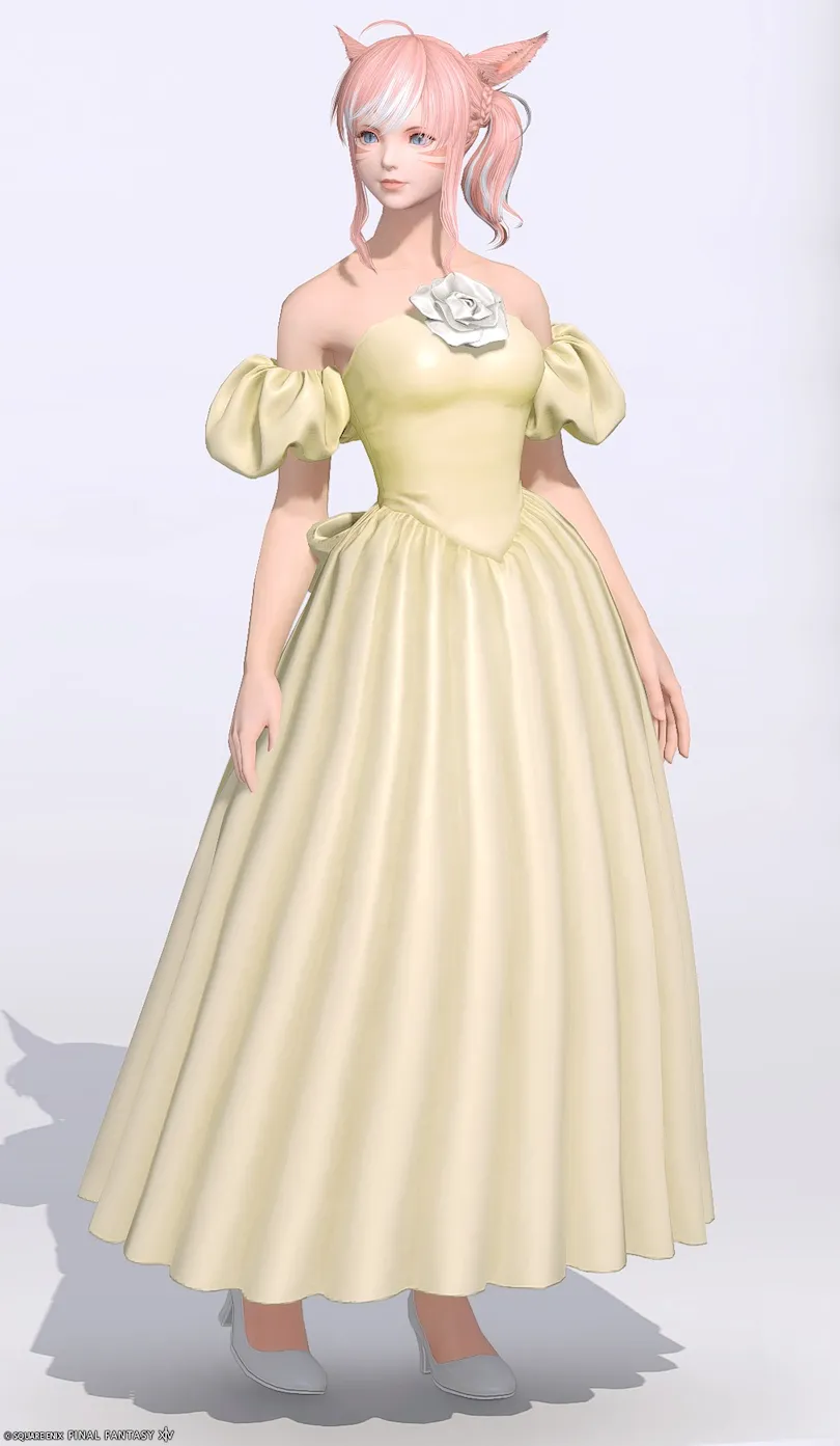 【FF14】サマーフォーマル・ドレス装備👗各種族での見た目・入手方法【宝の地図G18】