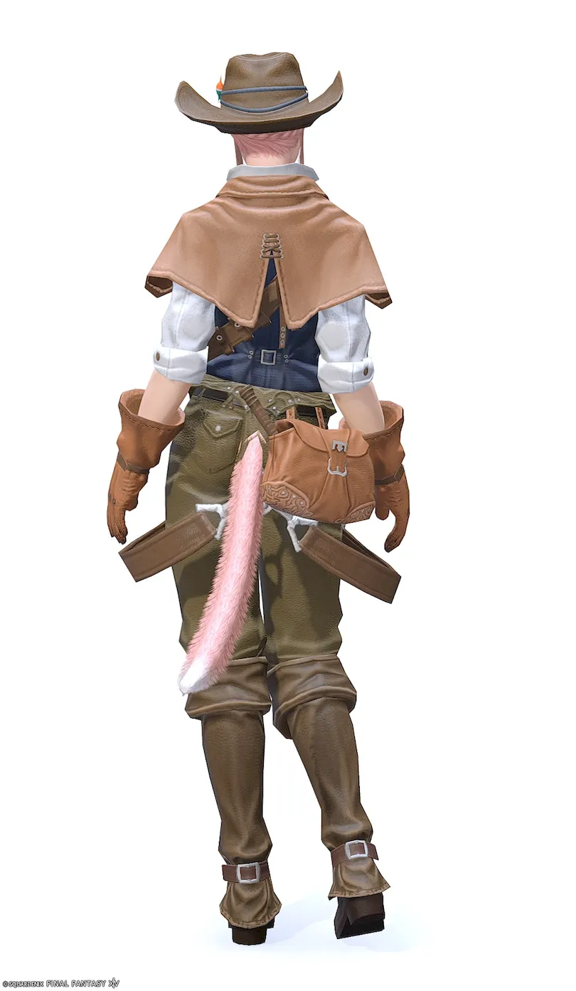 ミラプリ「タックルフィーンド」装備ミコッテでの見た目紹介2