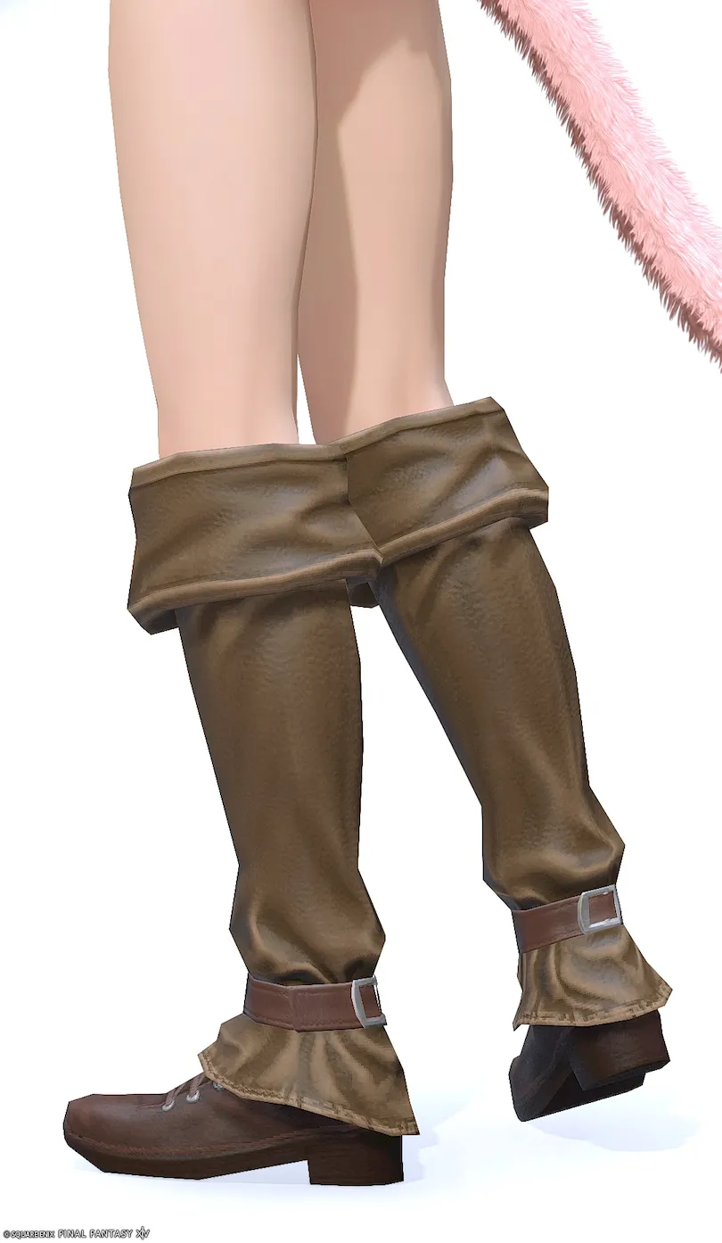 ミラプリ「タックルフィーンド・コスチュームワークブーツ」装備ミコッテでの見た目紹介18