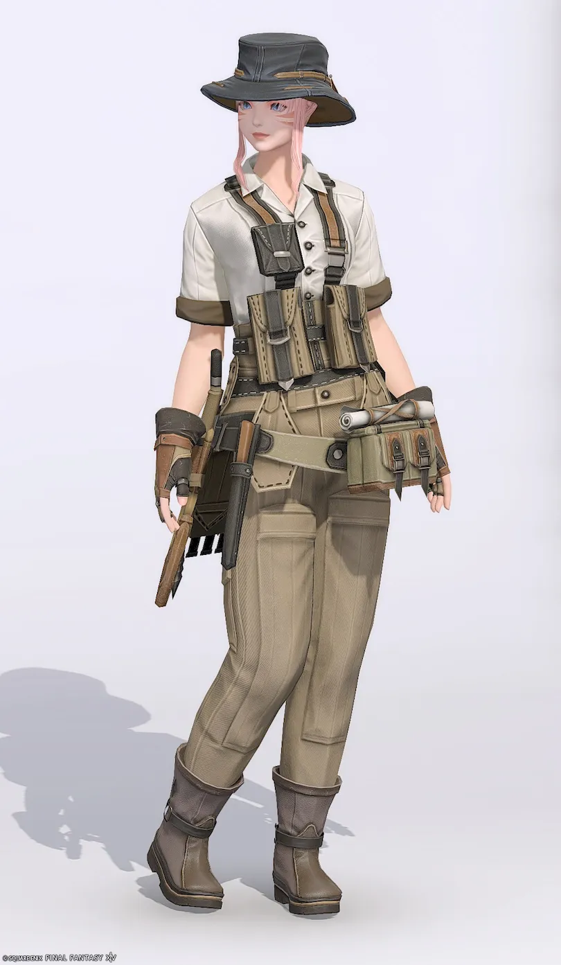 【FF14】漁師AF6装備👗各種族での見た目・入手方法【タックルライズ】