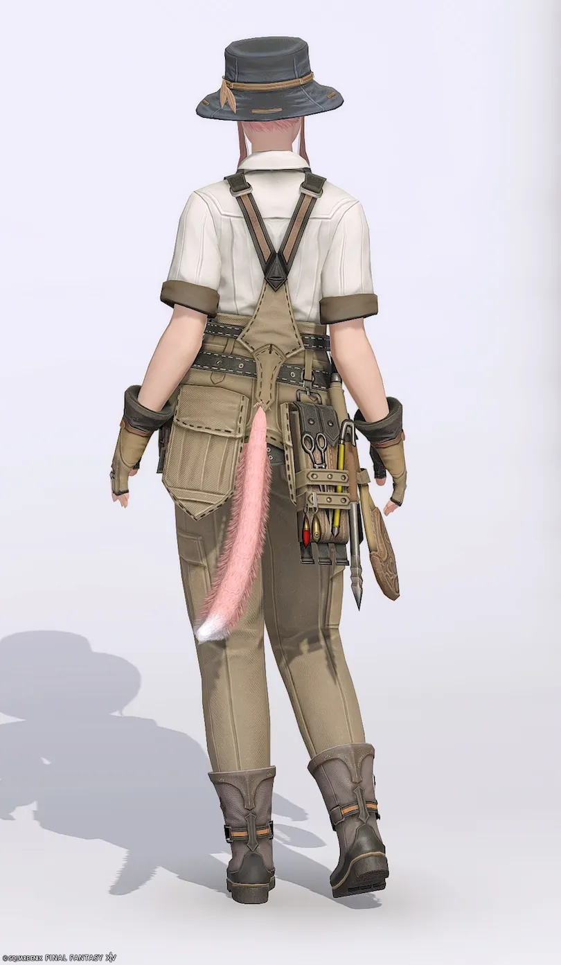 ミラプリ「タックルライズ」装備ミコッテでの見た目紹介2