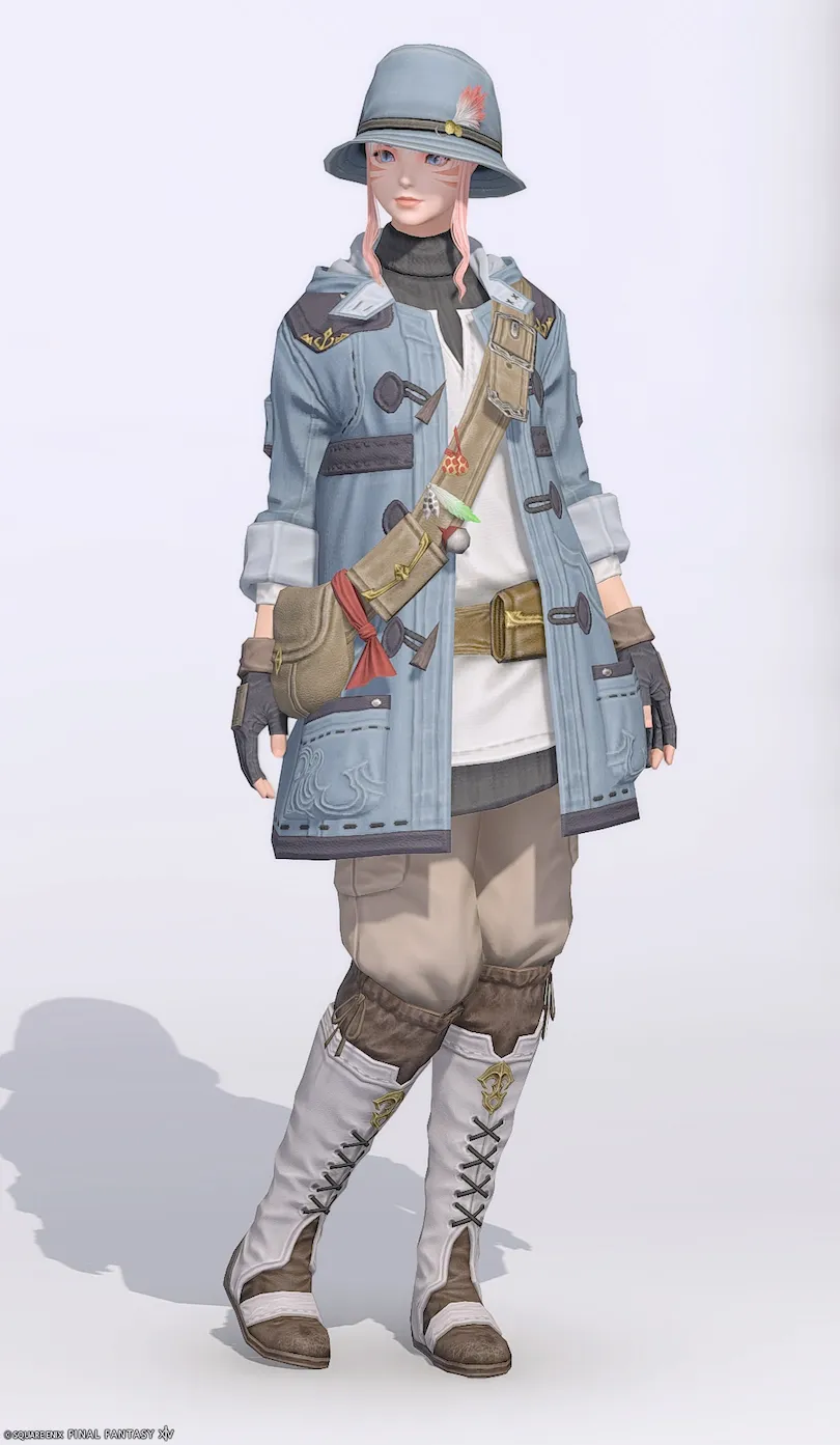 【FF14】漁師AF5装備👗各種族での見た目・入手方法【タックルソフォス】