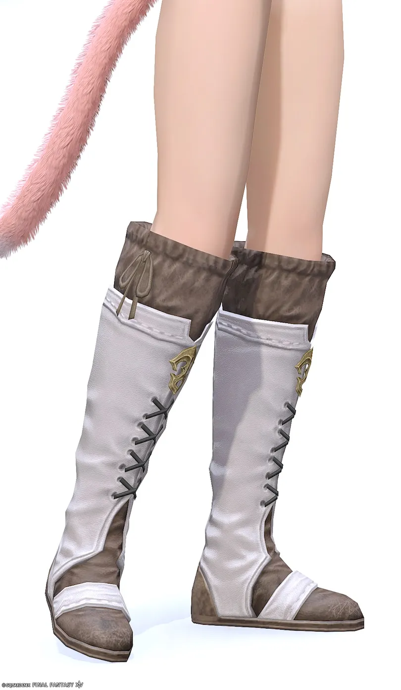 ミラプリ「タックルソフォス・ワークブーツ」装備ミコッテでの見た目紹介17