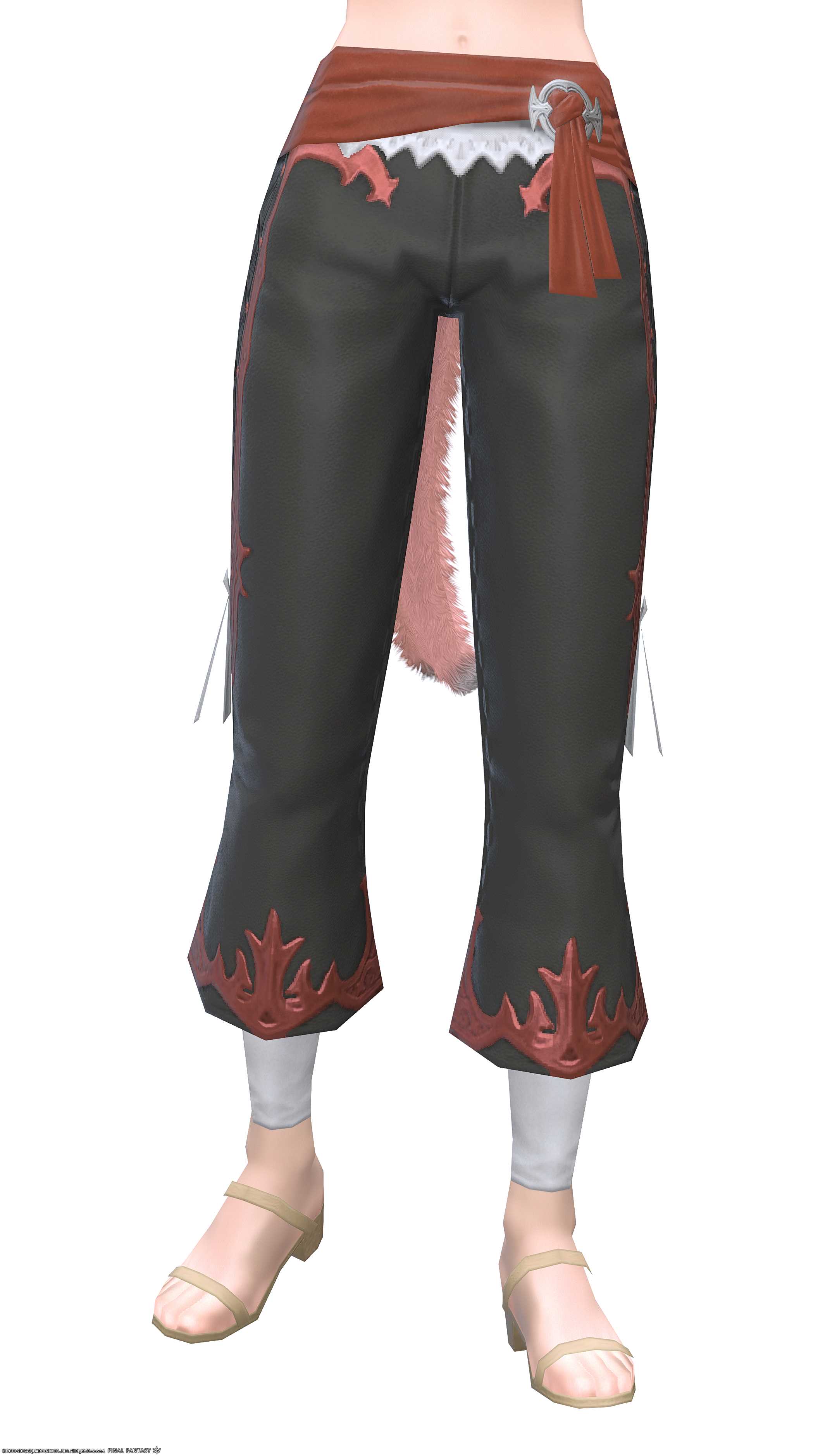 レッドシーフトラウザー | FF14ミラプリ - Trousers of The Red Thief - パンツ/フレア
