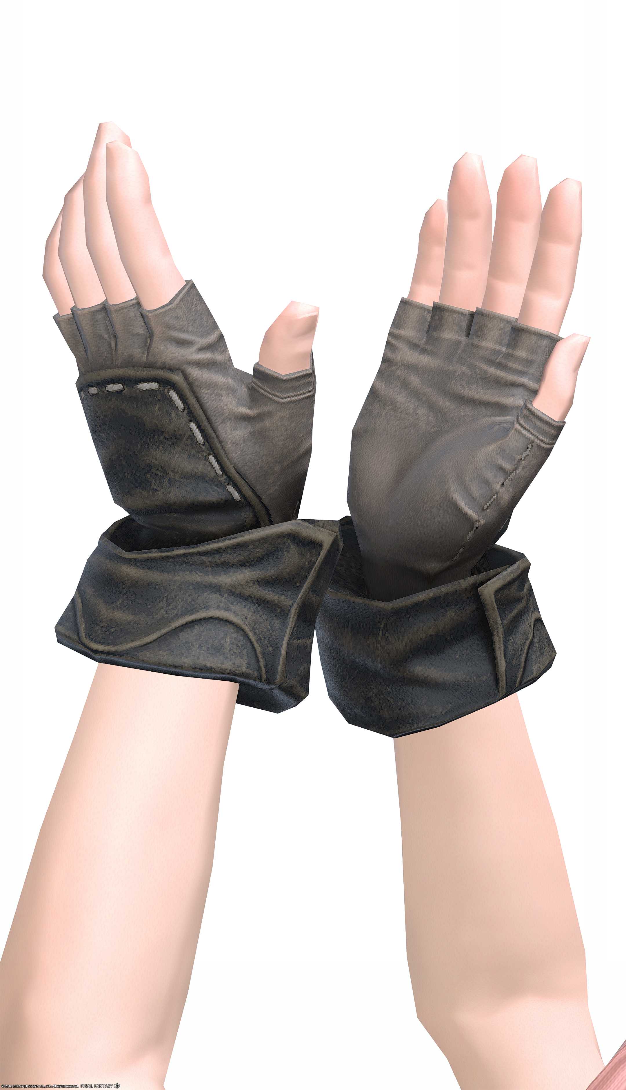 トロイアン・ストライカーフィンガレスグローブ | FF14ミラプリ - Troian Fingerless Gloves of Striking - 手袋/フィンガレス