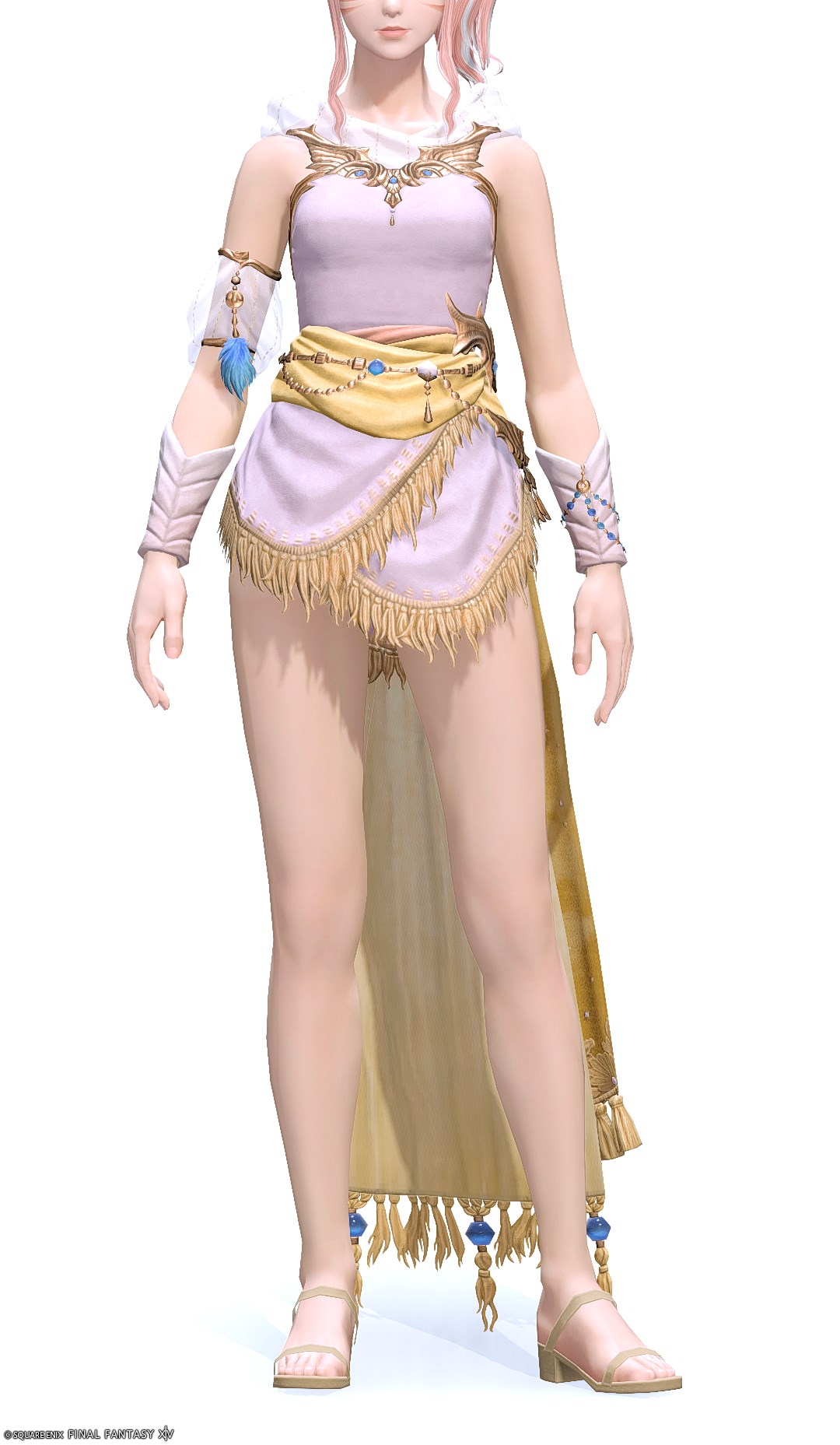 タイクーンプリンセス・レオタード | FF14ミラプリ - Tycoon Leotard - フード/ワンピース・ドレス/アームドレス付き