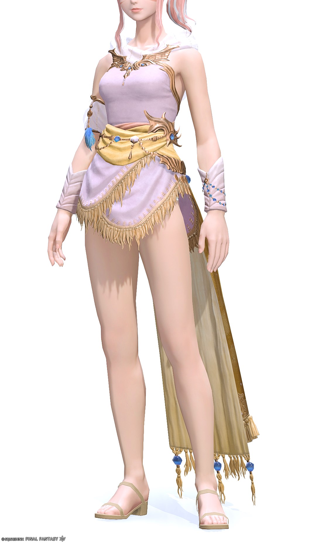 タイクーンプリンセス・レオタード | FF14ミラプリ - Tycoon Leotard - フード/ワンピース・ドレス/アームドレス付き
