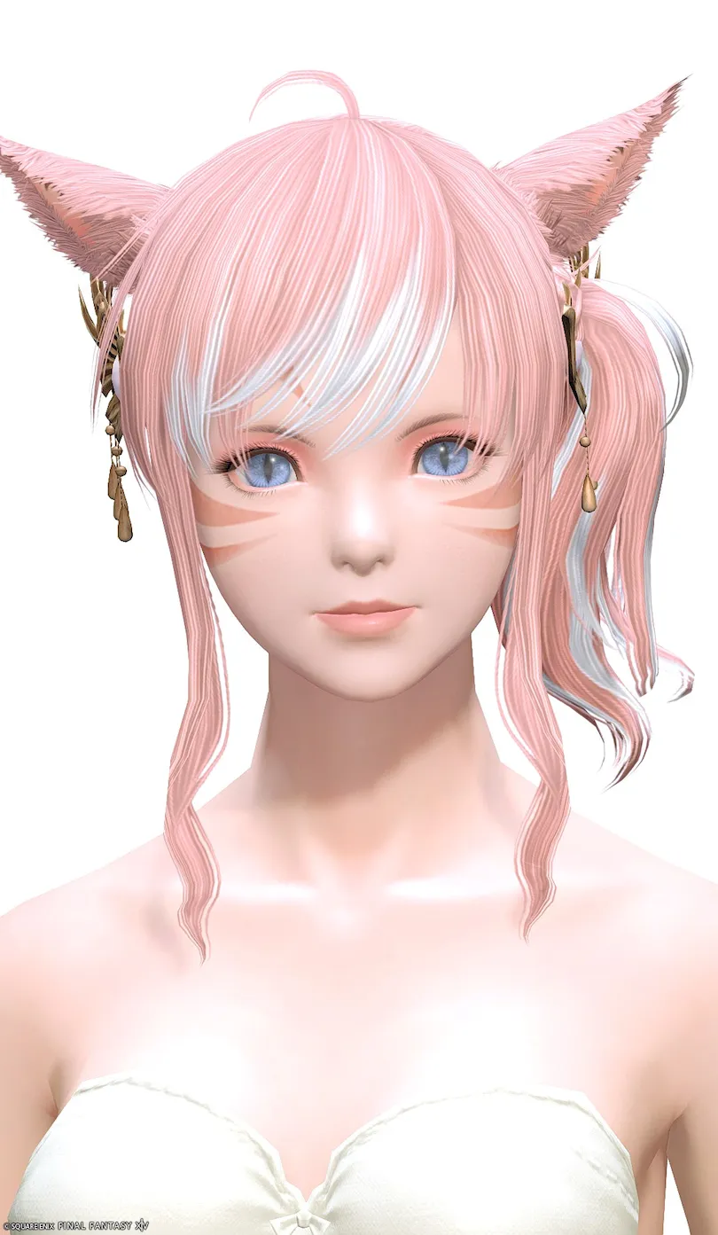 ミラプリ「タイクーンプリンセス・ヘアピン」装備ミコッテでの見た目紹介3