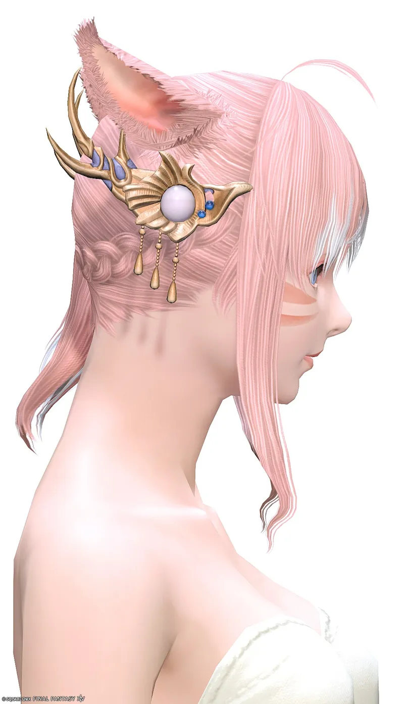 ミラプリ「タイクーンプリンセス・ヘアピン」装備ミコッテでの見た目紹介4