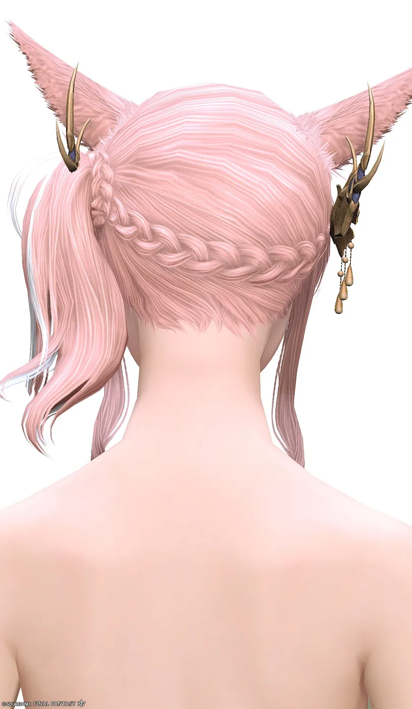 ミラプリ「タイクーンプリンセス・ヘアピン」装備ミコッテでの見た目紹介5