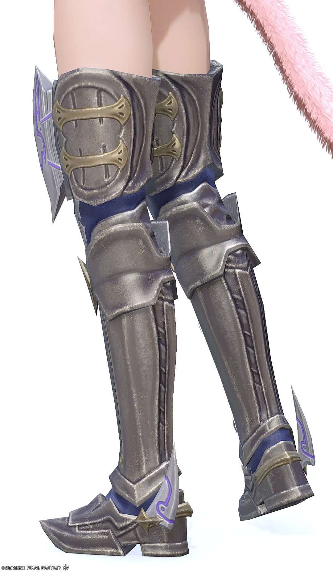 アンダーキープ・ディフェンダーサバトン | FF14ミラプリ - Underkeep Sabatons of Fending - 足甲