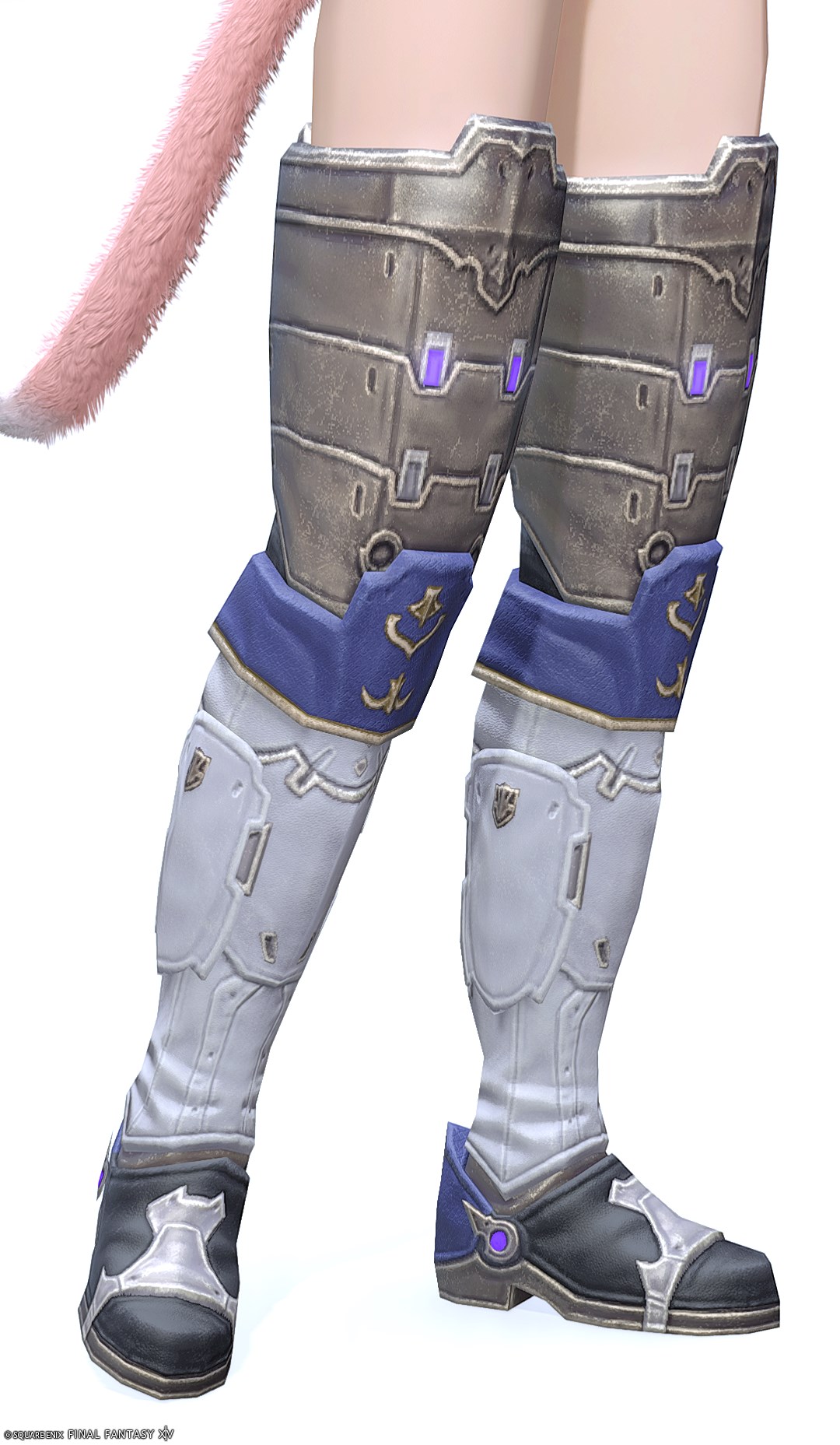 アンダーキープ・ストライカーサイブーツ | FF14ミラプリ - Underkeep Thighboots of Striking - 足甲