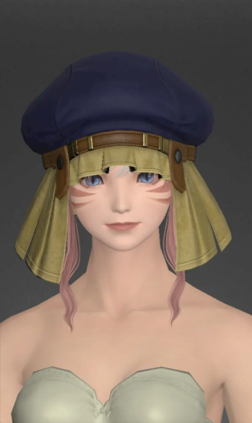 ミラプリ「ヴァナ・ディーリアン・レンジャーボンネット」装備試着さんでの見た目紹介3