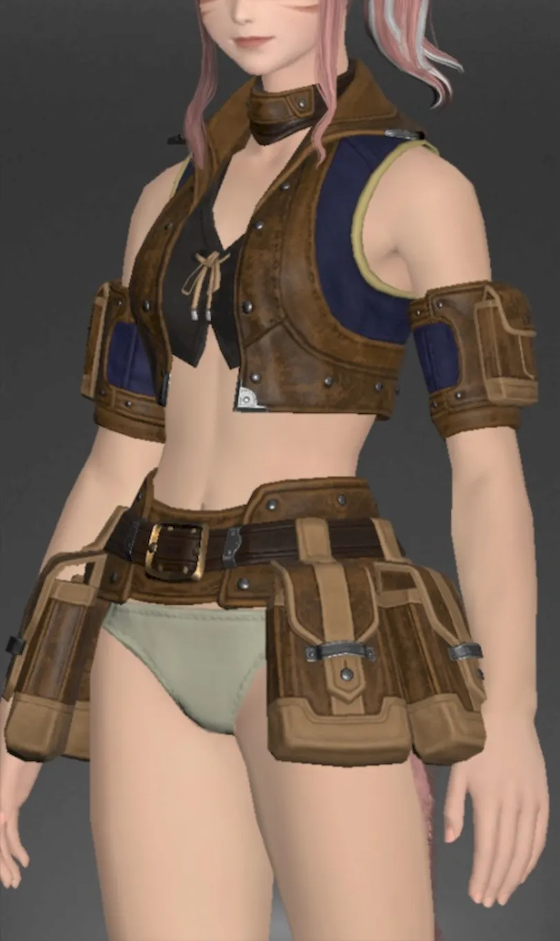 ミラプリ「ヴァナ・ディーリアン・レンジャーベスト」装備試着さんでの見た目紹介10